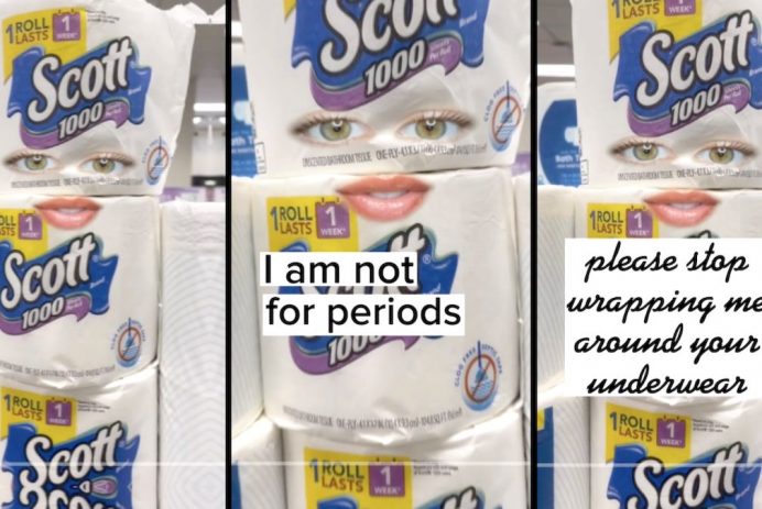 Scott Brand toilet paper’s ‘insane’ TikTok ad is being accused of ‘shaming’ period poverty: ‘Who approved this?’