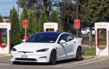 A Tesla owner says she made a 9-day rural road trip through a town without an EV charger by trickle charging from an outlet at an abandoned gas station