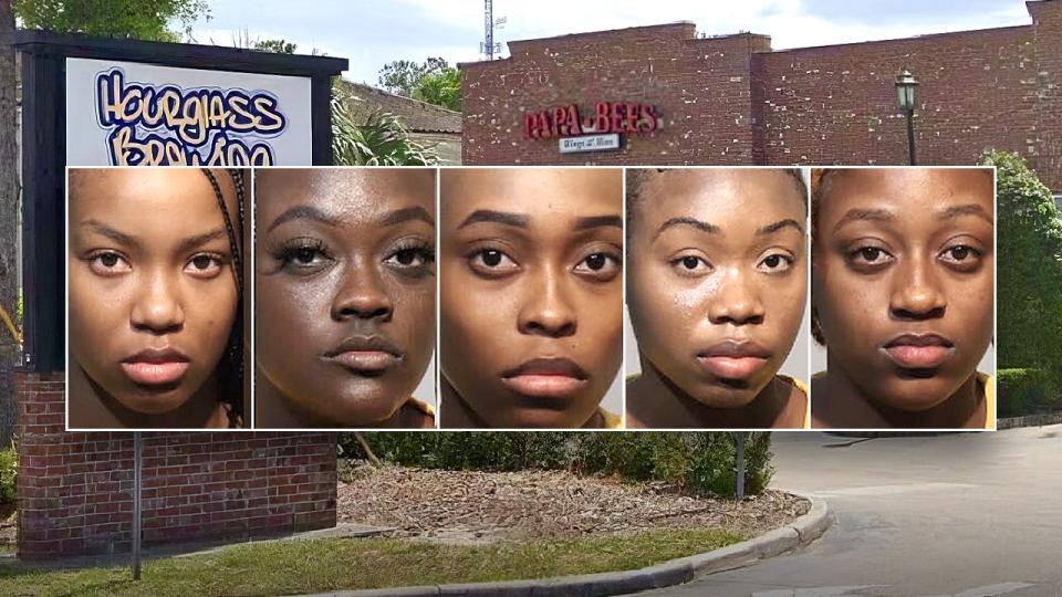 Florida brawl at chicken wing restaurant triggered after 5 women clogged toilet: police