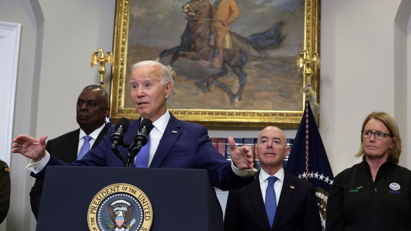 : Hurricane Idalia: Biden promises ‘anything the states need’ and says climate crisis can’t be denied