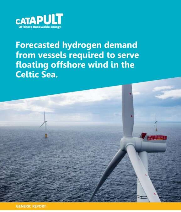 Forecasted hydrogen demand  from vessels required to serve  floating offshore wind in the  Celtic Sea