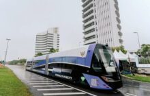 World’s first hydrogen-powered 'smart tram' begins on-road testing in Malaysia