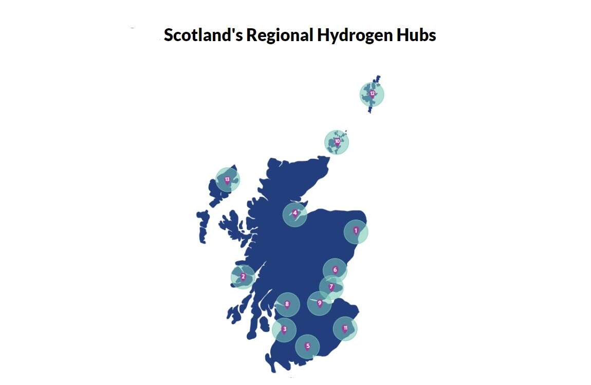 Scotland  |  Hydrogen Hubs