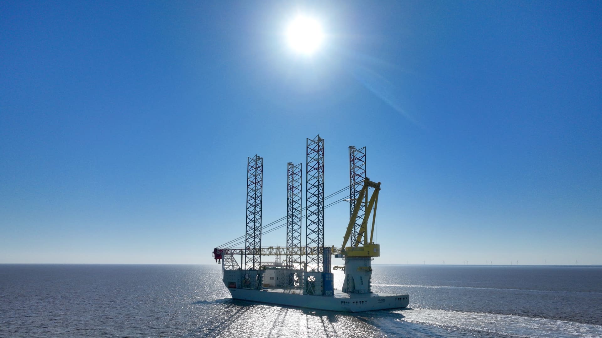 Check out the giant ship critical to building the world's biggest offshore wind farm