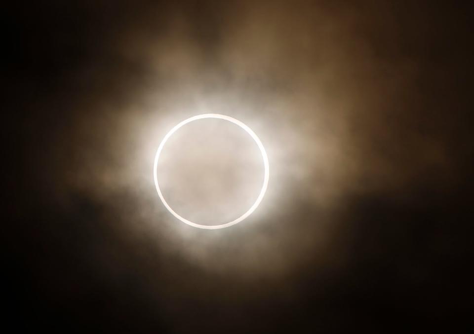 What time is the 'ring of fire' solar eclipse Saturday and where can you view it?