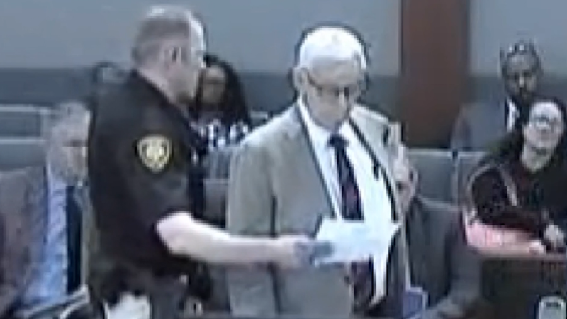 Alleged victim punches 80-year-old convicted sex offender in Las Vegas courtroom