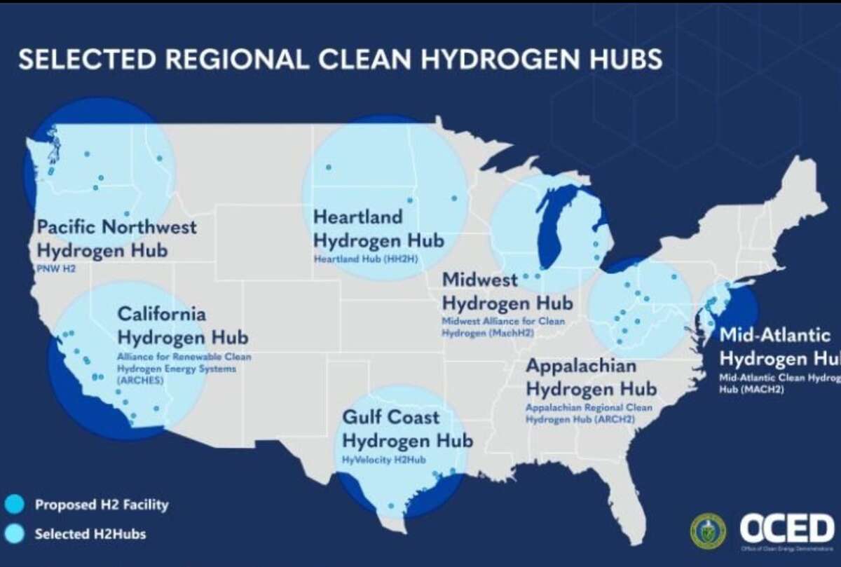 Seven successful Hydrogen Hubs  |  USA