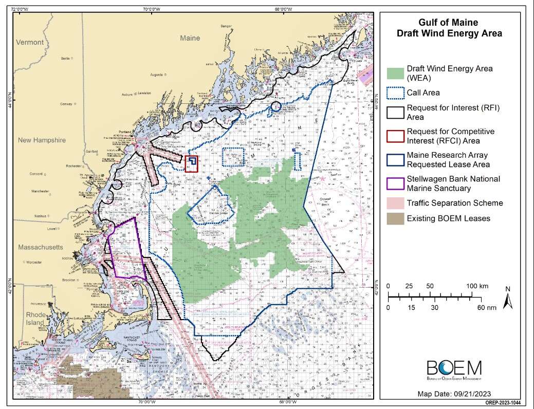 Wind Energy Area (Draft WEA) in the Gulf of Maine