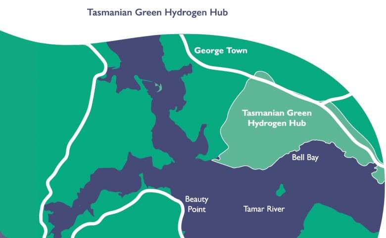 Tasmanian Green Hydrogen hub