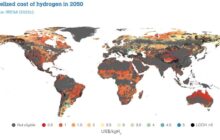 Levelized cost of Hydrogen in 2050  | Irena