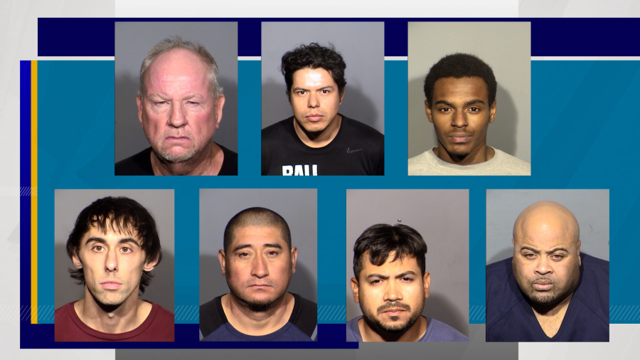 7 out of 70-plus men arrested during F1 sex-trafficking operation in Las Vegas thought they were meeting teenager, police say