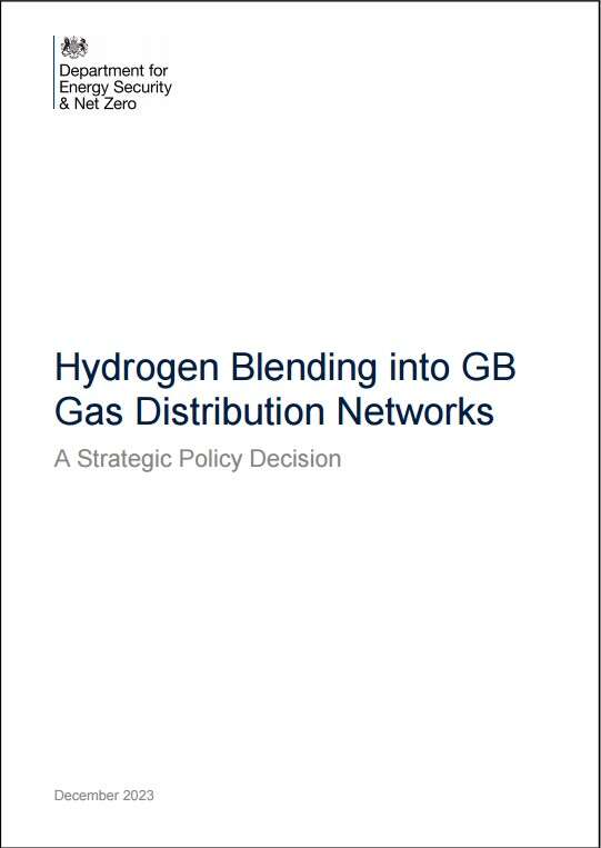 Hydrogen Blending into GB Gas Distribution Networks