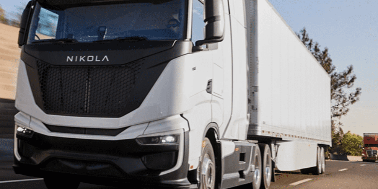 Nikola’s stock up on deal for hydrogen-fuel infrastructure