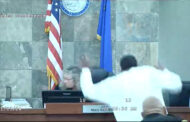 Defendant leaps over the bench, attacks judge during sentencing in Las Vegas court