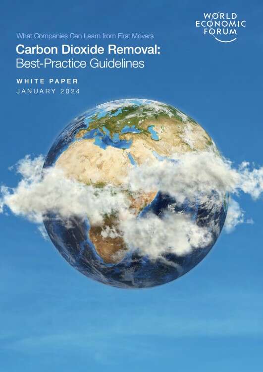 Carbon Dioxide Removal, Best Practice Guidelines | World Economic Forum