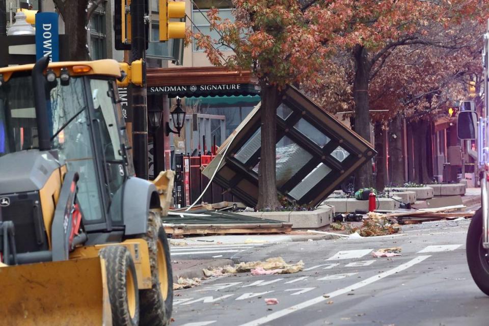 An explosion blew out the ground floor of the Sandman Signature Hotel in downtown Fort Worth on Monday afternoon.