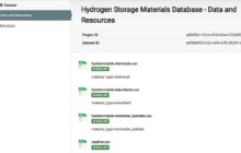 Hydrogen Storage Database