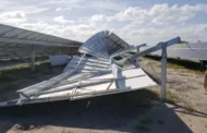 Impact of High Wind Speed on Ground-Mounted Solar PV Projects during Erection