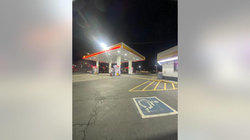Masked men grab woman at gas station; boyfriend thwarts possible abduction, carjacking