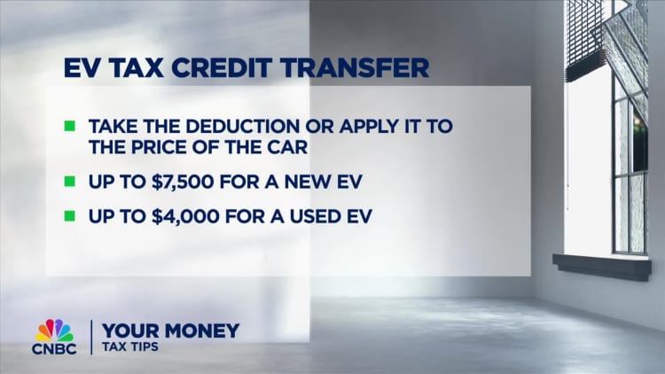 To get the $7,500 electric vehicle tax credit, you may no longer have to wait until tax season
