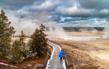 Man dips fingers in boiling Yellowstone spring to show off – it doesn't go well