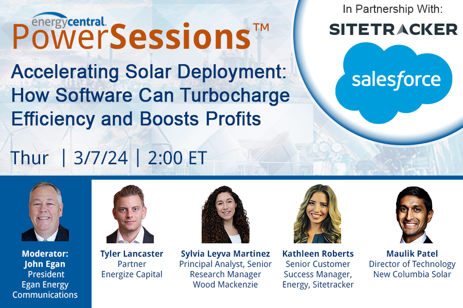 Accelerating Solar Deployment: How Software Can Turbocharge Efficiency and Boosts Profits [an Energy Central PowerSession™]
