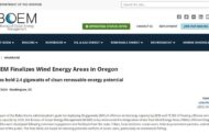 BOEM | Oregon Sub title Areas hold 2.4 gigawatts of clean renewable energy potential