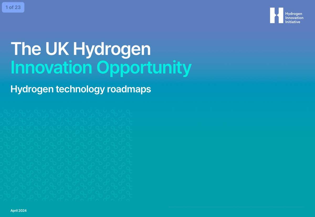 UK Innovation | Hydrogen Technology Roadmap