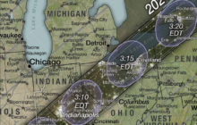 Central Ohio forecast for total solar eclipse Monday afternoon