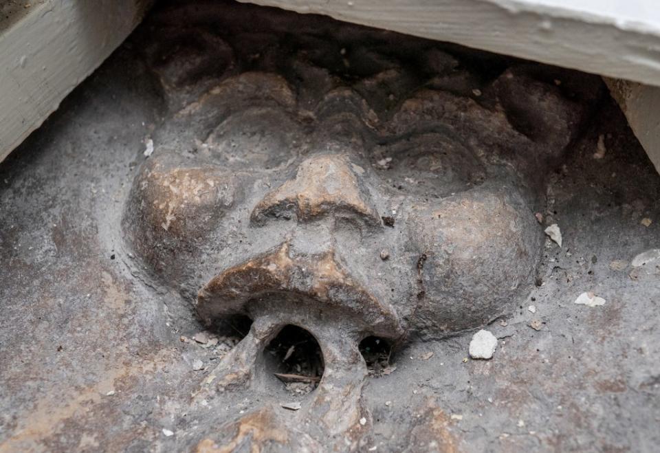 We made a freaky discovery while cleaning the toilet in our 700-year-old home