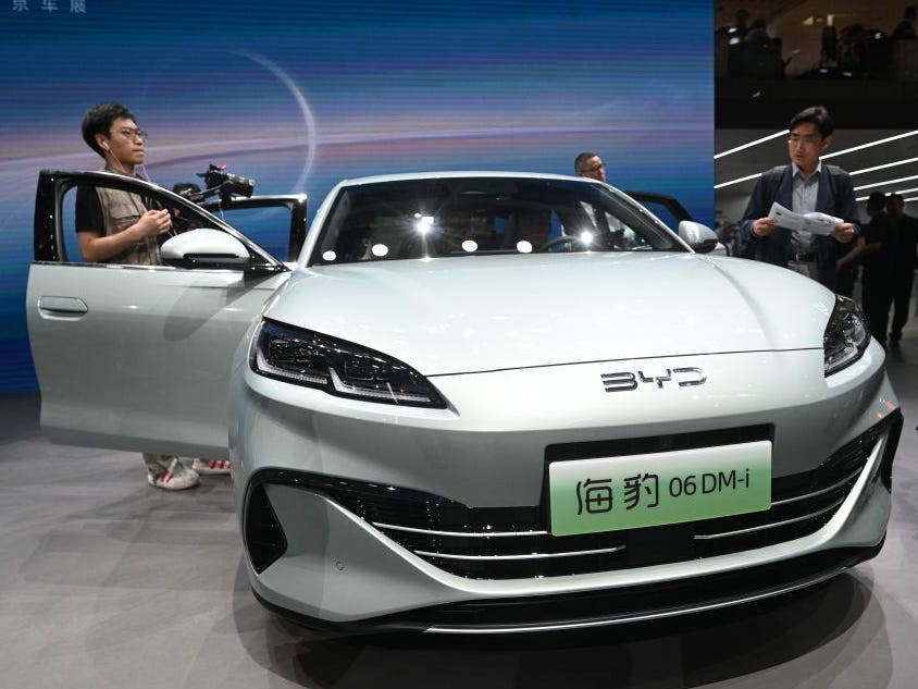 Chinese Tesla rival BYD says its new hybrid cars can go 1,250 miles without stopping for gas or charging
