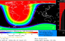 Here we go again — new sunspot regions emerge, strong solar flare recorded