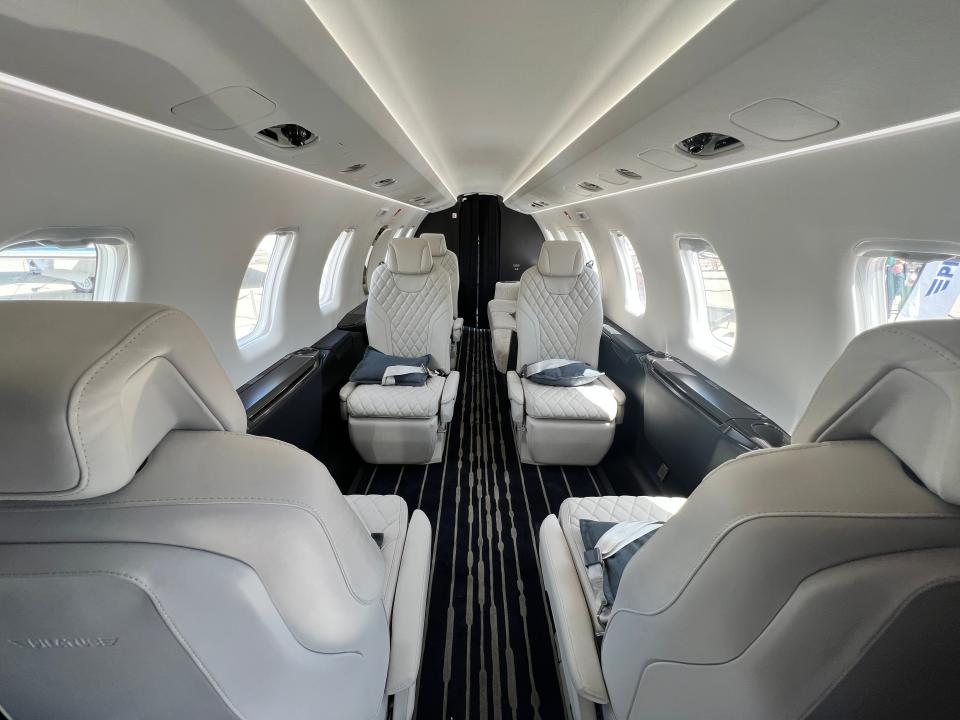 The cabin of a Pilatus PC-24