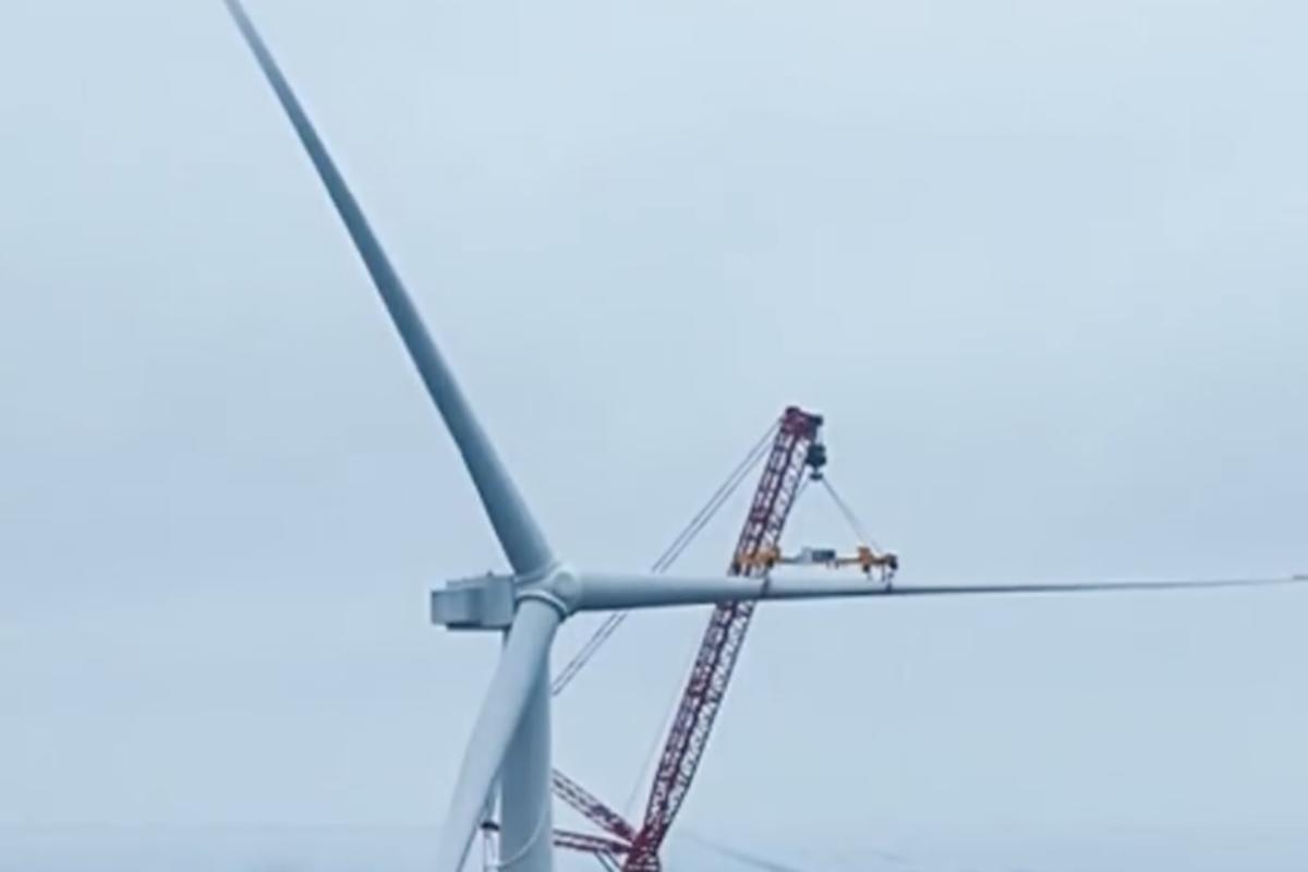 China makes history with installation of record-breaking wind turbine in open waters: 'It makes you wonder how big they will get'