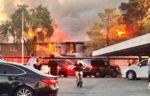 Update: 1 dead, 4 injured, 30 people displaced after central Las Vegas apartment fire