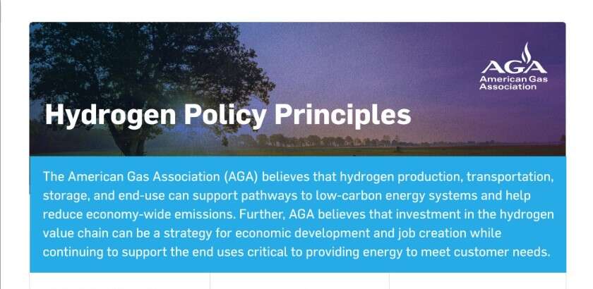 AGA  |  Hydrogen Policy Principles