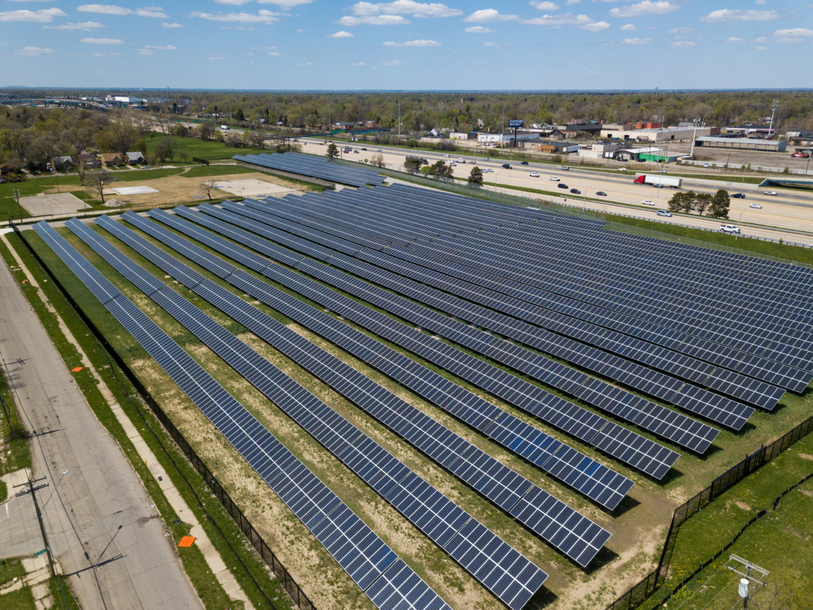 Detroit’s city council is divided over plans for utility-scale solar arrays in neighborhoods