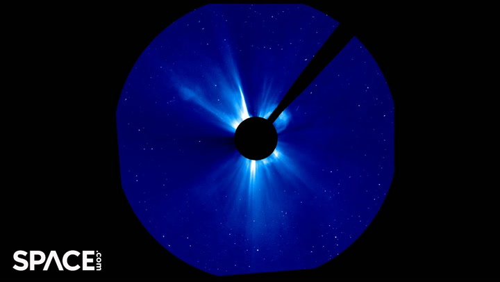 Multiple Solar Flares Blast Cannibal CME Towards Earth