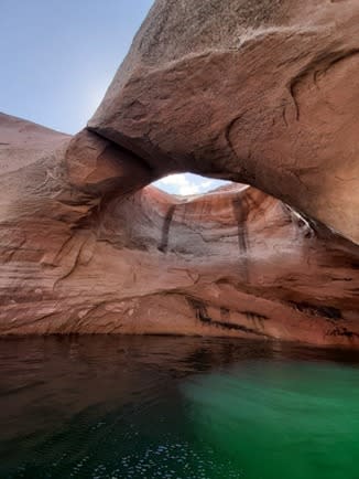 Double Arch, Toilet Bowl collapses in Glen Canyon National Recreation Area 