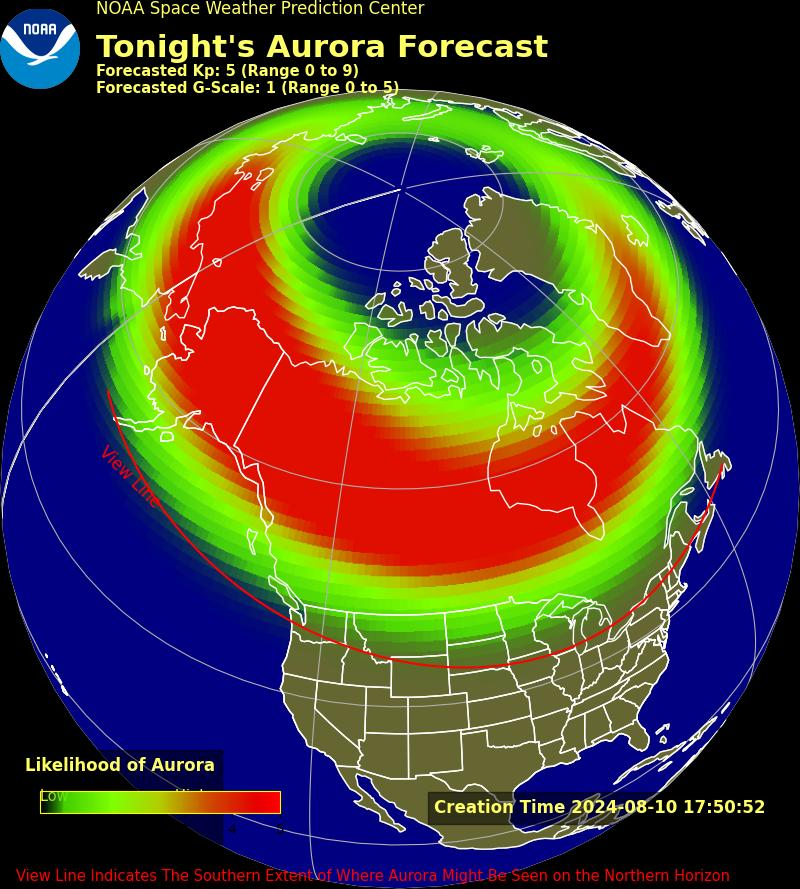 You might be able to see the northern lights this weekend. Here’s what the solar forecast says.