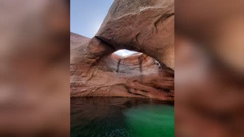 Large geological feature known as the ‘Double Arch’ and the ‘Toilet Bowl’ collapses in southern Utah