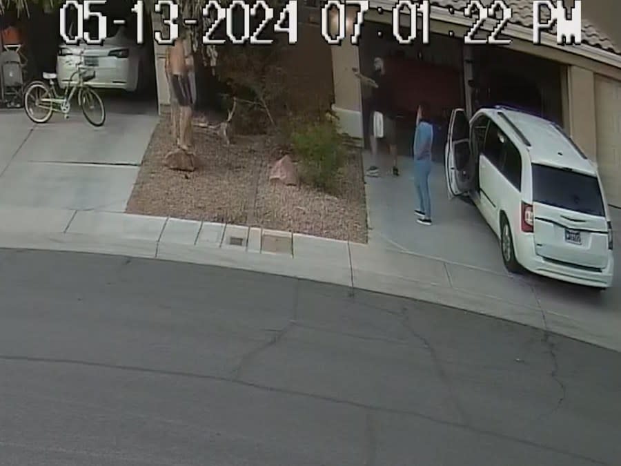 Las Vegas neighborhood shooting captured on video shows heated exchange, raises new questions