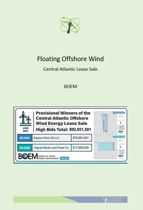 Offshore Wind and Hydrogen  | BOEM, Central Atlantic