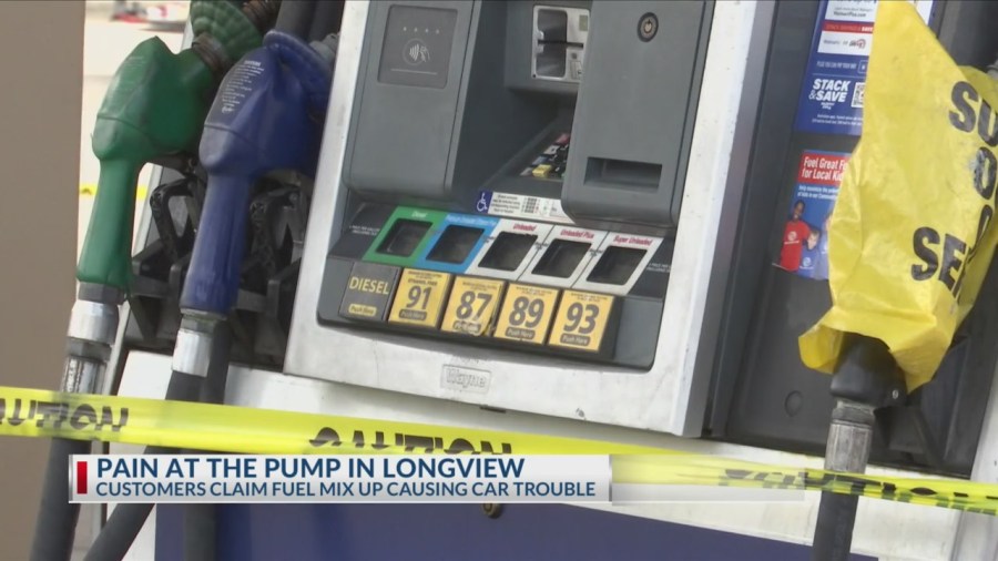 Longview customers claim vehicles ruined after gas station mistake