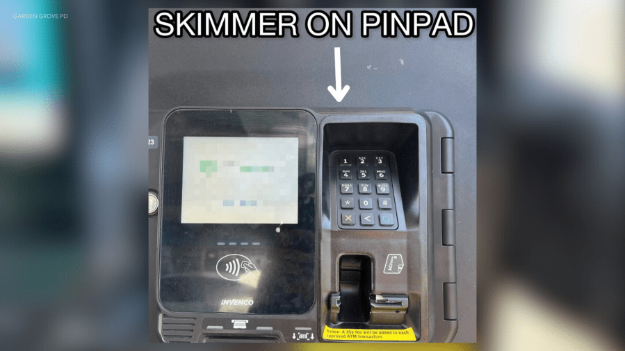 Nearly undetectable card skimmer found at Southern California gas station