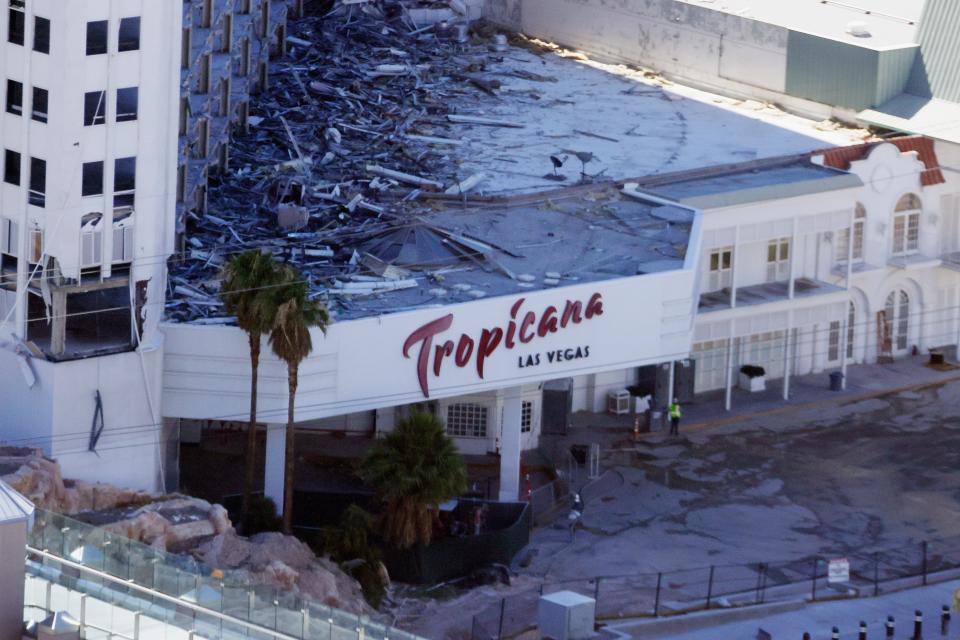 Rewatch Tropicana implosion bring down Vegas casino in 'breathtaking spectacle'