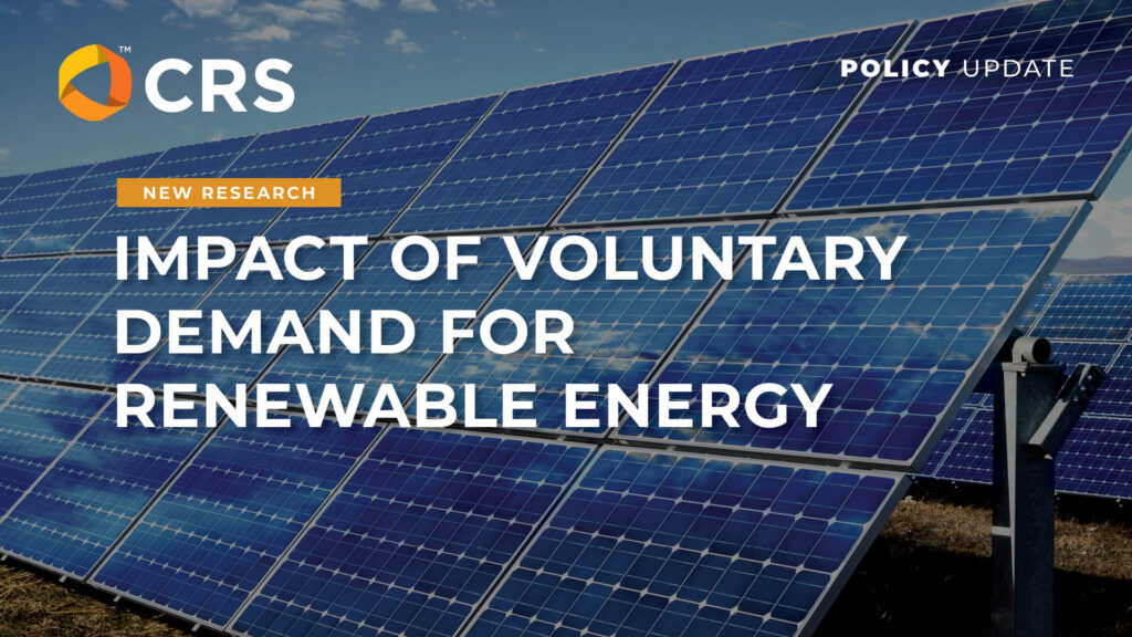 Impact of Voluntary Demand for Renewable Energy