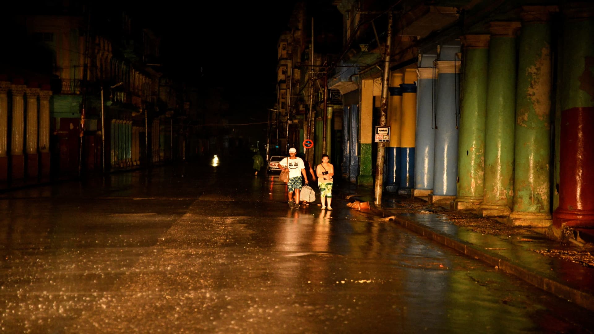 Cuba left without electricity after hit from Hurricane Rafael