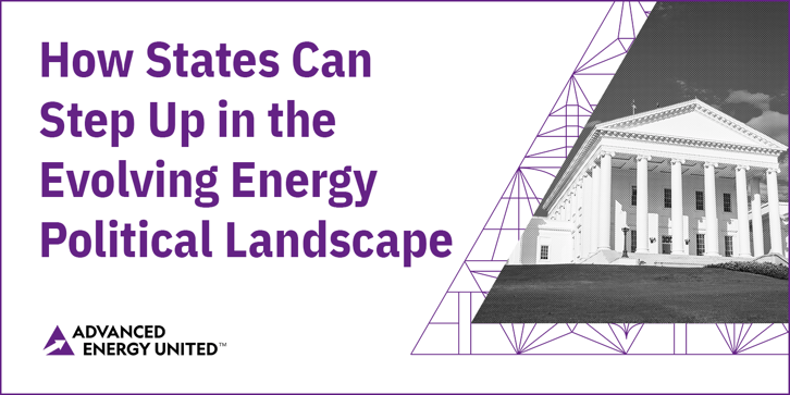 In Shifting Political Landscape, State-Level Advocacy Will Be Crucial to Sustaining the Momentum of the Advanced Energy Industry