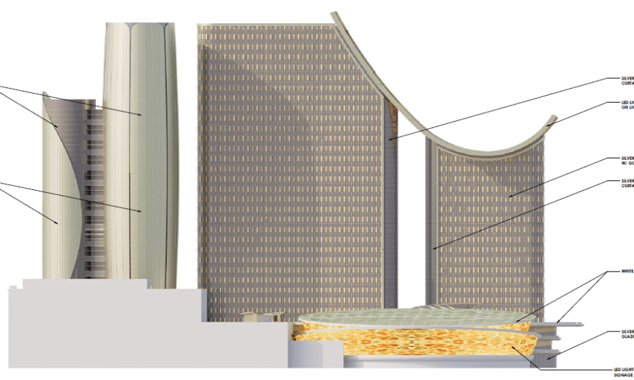 Renderings of tallest Las Vegas Strip hotel emerge as approval steps near